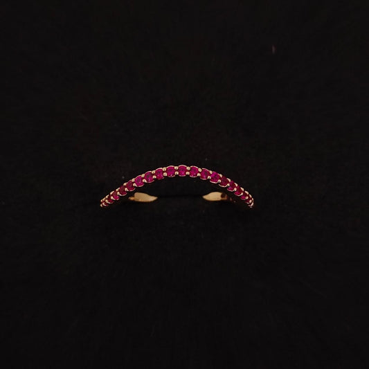 Red Snake Charmer Ruby Ring