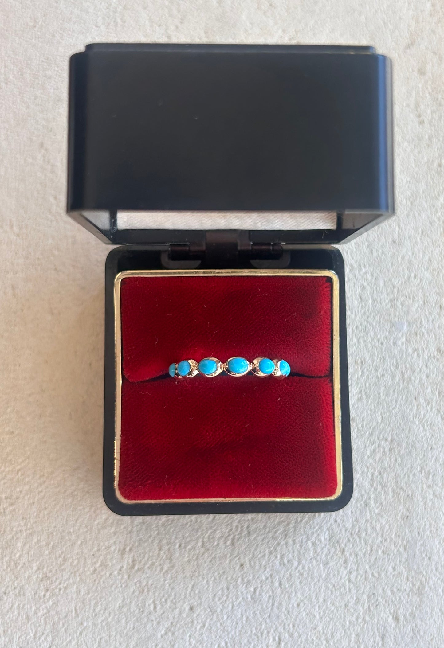 Turquoise Eternity Ring