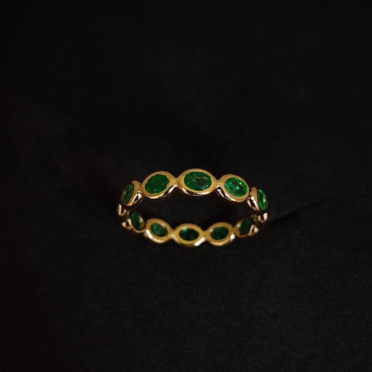 Emerald Crown Ring