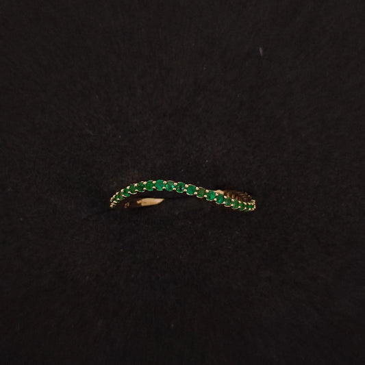 Snake Charmer Emerald Ring