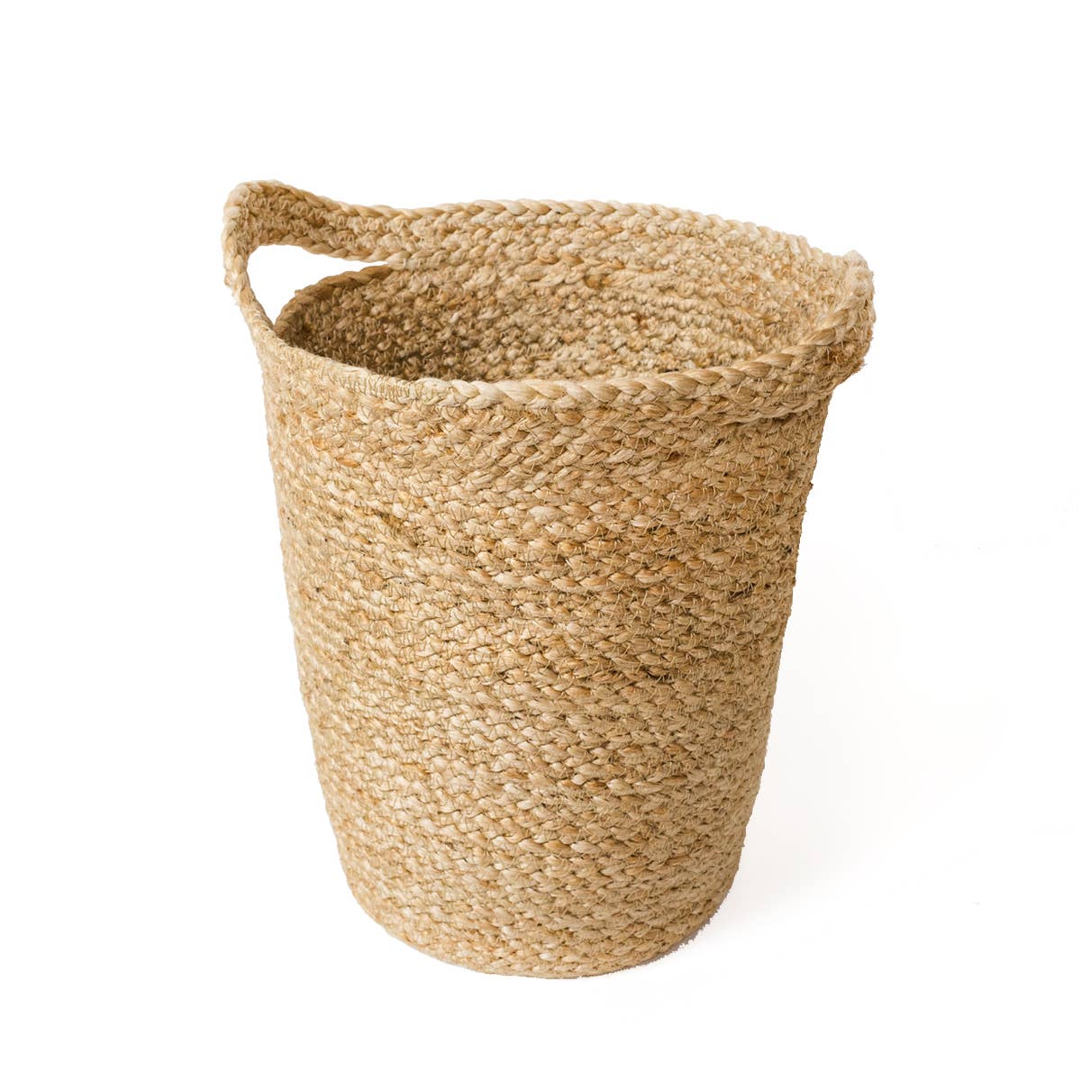 Handwoven Storage l Kata Basket with Slit Handle: Medium