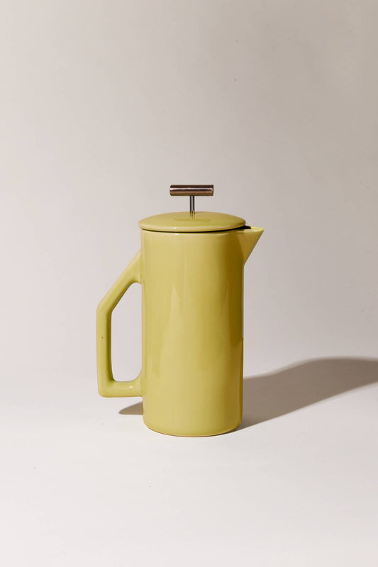 French Press Chartreuse Ceramic